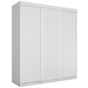 Ver imagem 3 de Guarda Roupa Casal Paladino 3 Portas Correr 3 Gavetas Branco Framar