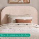 Ver imagem 2 de Cabeceira Painel Suspenso Solteiro 100 cm Alana Organica Linho Rose Artte