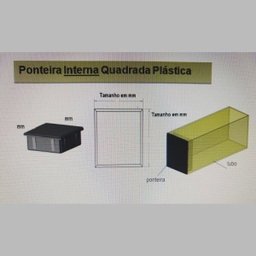 Kit 100 Ponteiras Borracha para Tubos Pé de Cadeira 50x50 - 2 Kit 100 Ponteiras Borracha para Tubos Pé de Cadeira 50x50 - 2