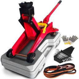 Macaco Hidráulico Jacaré 2t Maleta Automotivo + Ferramentas - 1