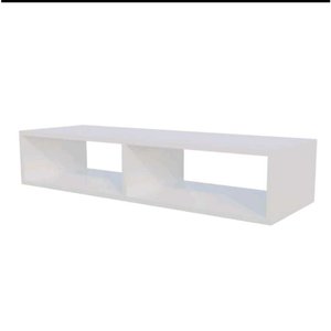Nicho Rack Suspenso com Divisão Duplo Prateleira para Tv