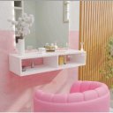 Ver imagem 3 de Nicho Rack Suspenso com Divisão Duplo Prateleira para Tv