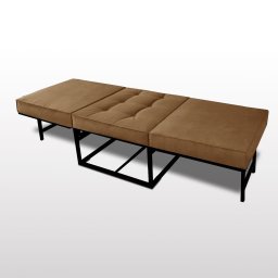 Puf Cama PC01_MM 06 que se Transforma em Sofá Cama Resistente e Confortável em SUED - 2