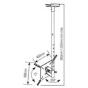 Ver imagem 3 de Suporte de Teto para Tv Brasforma Sbrp150 - Preto