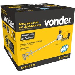 Misturador Argamassa Intercambiável 18V s/ Bat s Carr Vonder - 2