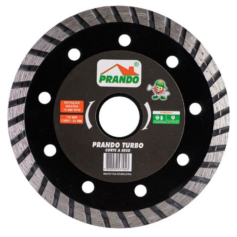 Kit 50 Discos Prando Turbo 110 X 20 Mm Mármore