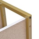 Ver imagem 6 de Sapateira Chão Quarto Hall de Entrada Cristal Branco Dourado