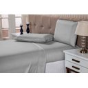 Ver imagem 1 de Jogo de Cama Zelo King 3 Peças Cinza Casa Dona