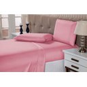 Ver imagem 3 de Jogo de Cama Consolo King 3 Peças Rosa Casa Dona