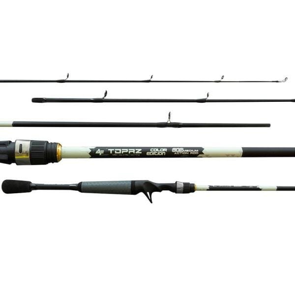 Vara para Carretilha Topaz Cinza 602 6'0 1,80mts 6-12lbs 2 Partes - Albatroz - 1