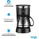 Ver imagem 4 de Cafeteira Elétrica Gournet 15 Xícaras 127v 675w Preta Elgin