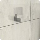 Ver imagem 4 de Gancho de Parede Inox Com Adesivo Toalha Cabide Banheiro ELG