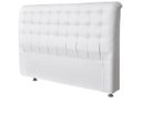 Ver imagem 1 de Cabeceira Dama 1,60 Cm Cama Box Queen Corino Branco