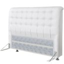 Ver imagem 5 de Cabeceira Dama 1,60 Cm Cama Box Queen Corino Branco