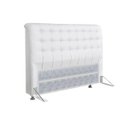 Ver imagem 4 de Cabeceira Dama 1,60 Cm Cama Box Queen Corino Branco