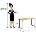Ver imagem 3 de Mesa Escrivaninha Adele 90cm para Escritório e Home Office