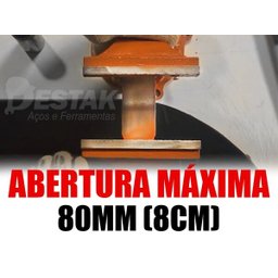 Morsa Torno Bancada Giratória 95mm com 8 Peças Serra Copo - 5 Morsa Torno Bancada Giratória 95mm com 8 Peças Serra Copo - 5