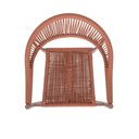 Ver imagem 5 de Kit 2 Banquetas Laguna Fratini Estrutura Alumínio Terracota Assento Encosto Corda Náutica