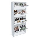 Ver imagem 2 de Organizador Sapateira Carol 4 Gavetas Basculantes Branco