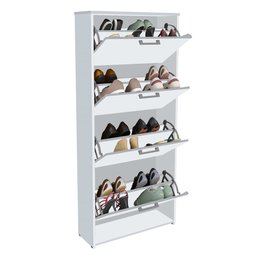 Organizador Sapateira Carol 4 Gavetas Basculantes Branco - 2