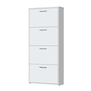 Organizador Sapateira Carol 4 Gavetas Basculantes Branco