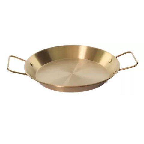 Panela Pergaminho Paella 26cm Dourado de Inox Frigopro - Frg6485