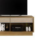 Ver imagem 4 de Rack com 2 Gavetas 2 Nichos 1,50m Ra2003 Tecno Móbili Natural/Off White