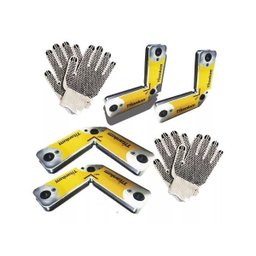Kit 2 Esquadro Para Solda Com Ima Magnético Até 7kg Especial - 1