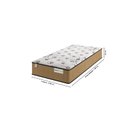 Ver imagem 3 de Cama Box Marrom + Colchão Solteiro Smart Classic Marrom (88x188x64) - Molas Ensacadas - Plumatex
