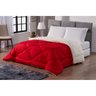 Coberdrom Sherpa 2 em 1 Noites Quentinhas Casal Queen Vermelho Casa Dona - 1