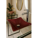 Ver imagem 1 de Kit Banheiro Cuba de Vidro + Misturador Inox + Válvula Click:vinho