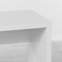 Ver imagem 4 de Conjunto Office - Bancada Contemporânea Slim Branco 1,10 + Gaveteiro Contemporâneo Slim 3 Gavetas Br