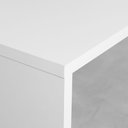 Ver imagem 5 de Conjunto Office - Bancada Contemporânea Slim Branco 1,10 + Gaveteiro Contemporâneo Slim 3 Gavetas Br