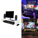 Ver imagem 7 de Suporte Monitor Mesa Home Office Escritório 43cm Mdf Branco