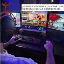 Ver imagem 4 de Suporte Monitor Mesa Home Office Escritório 43cm Mdf Branco