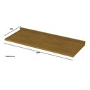 Ver imagem 6 de Balcão Pia 2 Portas e 3 Gavetas 120cm Americana Branco com Tampo Nature - Móveis Henn Branco-