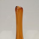 Ver imagem 6 de Vaso Garrafa Decorativo de Vidro Âmbar 33x17x17cm Enfeite Sala Mesa Estante