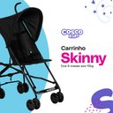 Ver imagem 2 de Carrinho de Bebê Skinny 6 Meses a 15 Kg Preto - Cosco