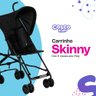 Carrinho de Bebê Skinny 6 Meses a 15 Kg Preto - Cosco - 2