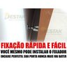 Kit 3 Fixadores Trava Porta Na Parede Starfer - 2