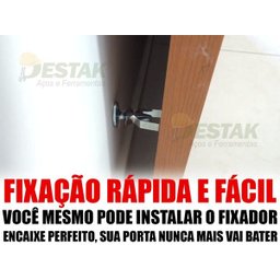 Kit 3 Fixadores Trava Porta Na Parede Starfer - 2 Kit 3 Fixadores Trava Porta Na Parede Starfer - 2