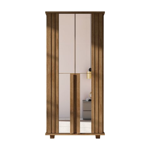 Sapateira New Requinte com Espelho Cinamomo - Rv Móveis