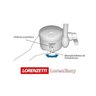Torneira Elétrica Parede Lorenzetti Easy Loreneasy 1/4 220v - Branco - 127v - 4800W - 2