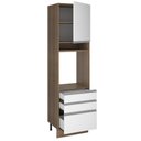 Ver imagem 6 de Torre Quente 1 Porta 3 Gavetas Glamy Rustic Branco Madesa