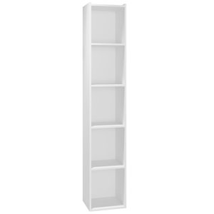 Estante Livreiro Janaina 4 Prateleiras Branco Ajl