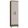 Armário Multiuso 52cm 2 Portas Muniz P11 Castanho/off White - Mpozenato - 1