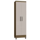 Ver imagem 1 de Armário Multiuso 52cm 2 Portas Muniz P11 Castanho/off White - Mpozenato