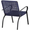 Ver imagem 4 de 2 Espreguiçadeiras e Cadeiras e Mesa Corda Náutica Mesa Piscina Jardim Trama Original