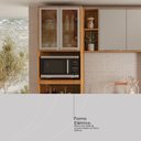 Ver imagem 6 de Cozinha Completa Modulada 5 Peças 12 Portas Plena Amarelo/Cinamon/Nude Prime