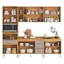 Ver imagem 4 de Cozinha Completa Modulada 5 Peças 12 Portas Plena Amarelo/Cinamon/Nude Prime